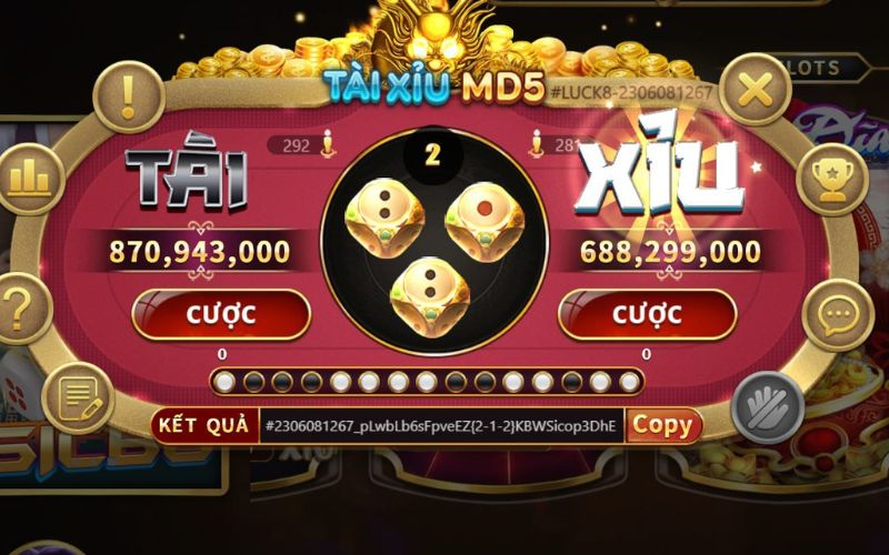 giao diện game tài xỉu md5 online